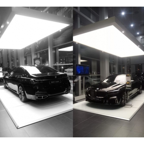 LED панели для автосалона BMW